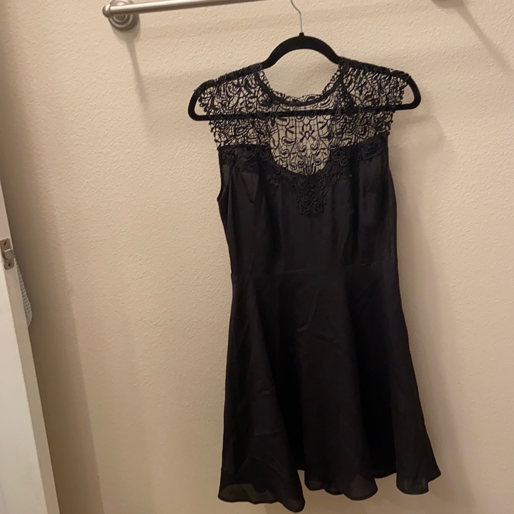 Guess black lace dress